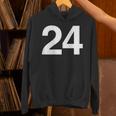 背番号24 番号付きシャツ番号 パーカー