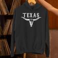 誇り高きテキサンズのためのテキサスロングホーン牛デザイン パーカー