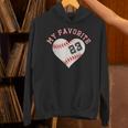 野球選手23ジャージー衣装 No＃23スポーツファンギフト Baseball Jersey Number 23 パーカー