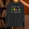 野菜 が 好き。ベジタブル ピーマン ブロッコリー とうもろこし たまねぎ パーカー