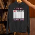 面白い40歳の誕生日のアイデア It's My 40Th Birthdayign My パーカー