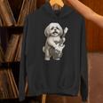 面白いtシャツ シーズー 犬 ギター イヌ メンズ 犬好き グッズ かわいい おもしろ 面白い 服 ネタ パーカー