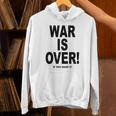 Exclusive War Is Over ご希望の場合限定ブラックプリント 長袖tシャツ パーカー