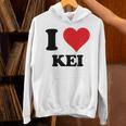 I Heart Keiファーストネーム I Love パーソナライズ パーカー