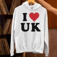 I Heart Uk Initials I Love UK First And Last Name U K 長袖tシャツ パーカー