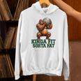 Kinda Fitorta Fat Gorilla ヘビーウェイトリフティング 面白いジム パーカー