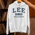 Lee Massachusetts Ma ビンテージスポーツデザイン ネイビー 長袖tシャツ パーカー
