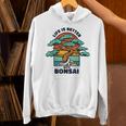 Life Is Better With Bonsai 屋内 盆栽 盆栽ポット 盆栽 パーカー