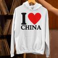I Love China I Heart China パーカー