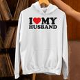I Love My Husband I Heart My Husbandalentines Day パーカー