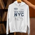 Nyc New York ヴィンテージ 航空会社タグ エアライナー フライングトラベル 長袖tシャツ パーカー