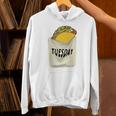 Trendy Taco Tuesday Pocket Food Humour パーカー