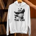 おもしろパンダ 動物 太極拳 格闘技 陰陽バランス パーカー