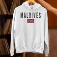 モルディブ国旗-お土産モルディブ。 パーカー