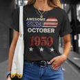 1959年以来素晴らしいヴィンテージアメリカ国旗クラシック1959年10月。 Tシャツ 彼女への贈り物