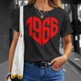 1966 ハート ヴィンテージ 1966年製 ハート型 還暦祝い Tシャツ 彼女への贈り物