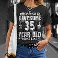 35歳の誕生日プレゼントは私に35年かかりました 良い 面白い 35歳 Tシャツ 彼女への贈り物