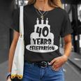 40年のお祝い イベント、記念日、誕生日。 Tシャツ 彼女への贈り物