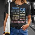59歳の誕生日 男性 女性 面白い 59歳 Tシャツ 彼女への贈り物
