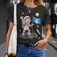 6 Geburtstag Astronaut All Weltraum Junge 6Er Geburtstag T-Shirt Geschenke für Sie