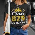 87歳の誕生日プレゼント 87歳の誕生日 87歳の誕生日 Tシャツ 彼女への贈り物