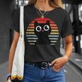 Amantes Lindos Del Gato De Laendimia Camiseta unisex Regalos para ella