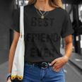 Ami Drôle Best Friend Ever T-Shirt Cadeaux pour elle