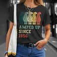 Amped Upince 1956 レトロ 誕生日 ギター 音楽 誕生年 Tシャツ 彼女への贈り物
