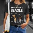 Anatomy Of A Beagle ファニービーグル Tシャツ 彼女への贈り物