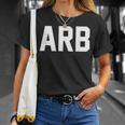 Arb International Airport Code Ann Arbor Michigan Travel Tシャツ 彼女への贈り物