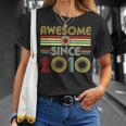 Awesomeince 2010 Classic Year Birth Of Birthdayintage Tシャツ 彼女への贈り物
