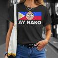 Ay Nako Pinoy Pride Filipino Philippines シャツ Tシャツ 彼女への贈り物