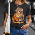 Baby Monkey Named Punchtay With Me パンチ メンズ レディース キッズ 男の子 Tシャツ 彼女への贈り物