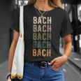 Bach パーソナライズ 同窓会 おそろい ファミリーネーム Tシャツ 彼女への贈り物