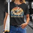 Beagle Rolling Fatties 駄洒落ジョーク 犬好き Tシャツ 彼女への贈り物