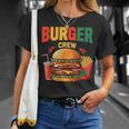 Berger Crew Hamburger Cheeseburger Fast Food Lovers Tシャツ 彼女への贈り物