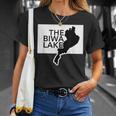 The Biwa Lake 琵琶湖 滋賀 地図【47都道府県】ジモtティ Jimo-T 地元愛 お土産 面白 Tシャツ 彼女への贈り物