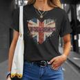 Bollocks ヴィンテージ 英国ユニオンジャック ハートペイント 飛び散り Tシャツ 彼女への贈り物