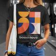 Bossa Nova ブラジル ジャズミュージック ヴィンテージモダンデザインtシャツ Tシャツ 彼女への贈り物
