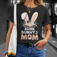 Some Bunny's Mom Cute Rabbit Family Birthday T-Shirt Gifts for Her