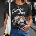 Cadeau Amusant Bouledogue Anglais – Maman Bulldog T-Shirt Cadeaux pour elle