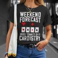 Cardistry デッキカード フローリッシュ トリック トランプ トレーナー 長袖tシャツ Tシャツ 彼女への贈り物