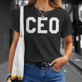 Ceo 最高経営責任者 ボス Tシャツ 彼女への贈り物