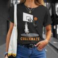 Checkmate Pawn Defeat King In Basketball チェスtシャツ Tシャツ 彼女への贈り物