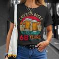 Cheers & Beers To 68 Years 68 Birthday 68Th Bday Men Tシャツ 彼女への贈り物