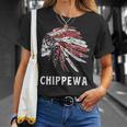 Chippewa ネイティブアメリカン アメリカ国旗 スカルヘッドレス 長袖tシャツ Tシャツ 彼女への贈り物