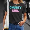 Chubby Girl 長袖tシャツ Tシャツ 彼女への贈り物