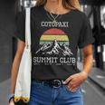 I Climbed Cotopaxiummit Club ハイキング エクアドルハイキング 長袖tシャツ Tシャツ 彼女への贈り物