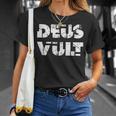 Cool Deusult God Wills It Meme Crusade Tシャツ 彼女への贈り物