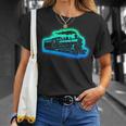 Dampflok Modelleisenbahn Kinder Herren Jungen Eisenbahn T-Shirt Geschenke für Sie